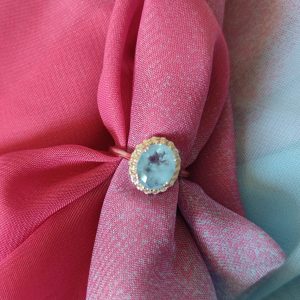 Anello in Argento 925 con Pietra Idrotermale