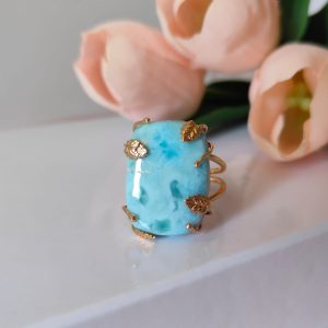 Anello in Larimar