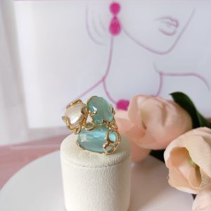 Anello Occhio i Gatto e Perla
