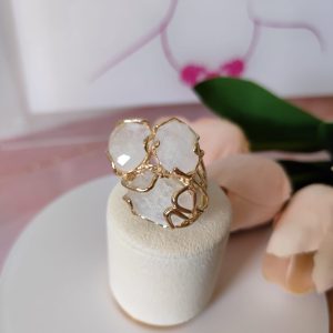 Anello Trilogy con Quarzo