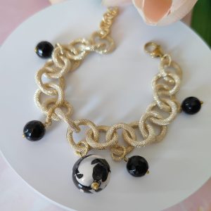 Bracciale con Sfera in Ceramica