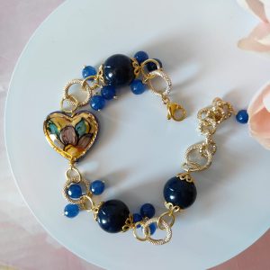 Bracciale con Cuore in Ceramica