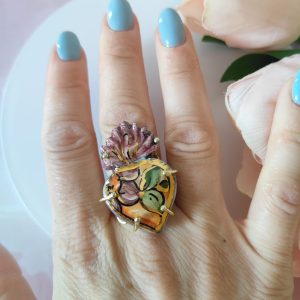 Anello con Cuore Sacro