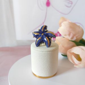 Anello con Stella Marina Blu