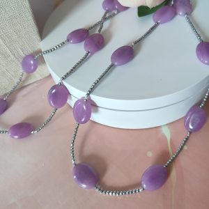 Collana Ematite e giada