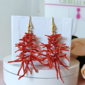 Orecchini in Corallo Naturale – Eleganza del Mediterraneo Autentico