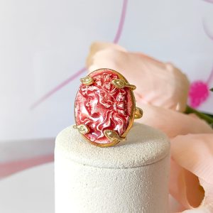 Anello in Ceramica Rossa di Caltagirone: Arte Siciliana Al Tuo Dito