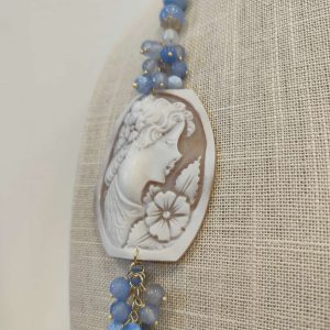 Collana Cammeo Con Agata: Eleganza Artigianale Unica