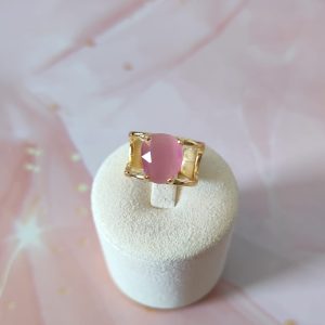 Anello Dorato Con Occhio Di Gatto