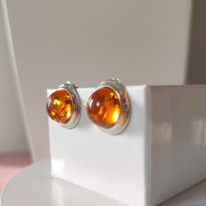 Orecchini Ambra Da Lobo – Argento 925 Con Ambra Baltica