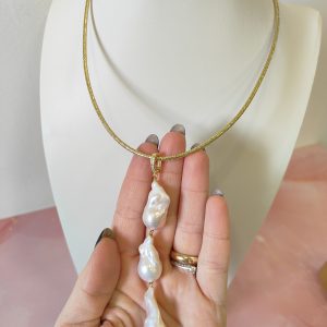 Collana Dorata Tripla Barocca | Elegante E Design Scultoreo