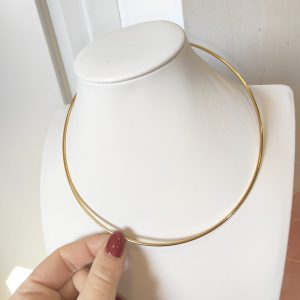 Girocollo Rigido Acciaio Dorato