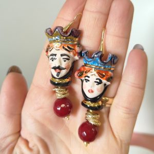 Orecchini Mori E Agata – Ceramica Siciliana Artigianale