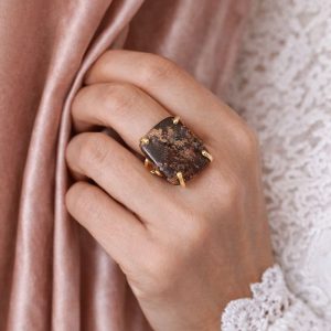 Anello Dolomite Red Copper – Artigianale Energico E Raffinato