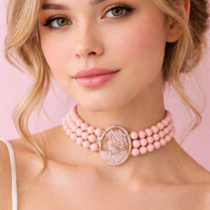 Choker Cammeo Sardonico – Eleganza Classica Artigianale