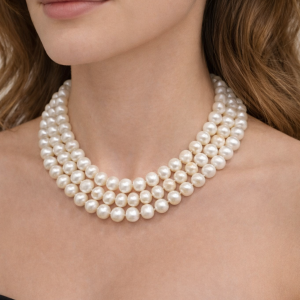 Collana Multifilo Perle Naturali - Eleganza Senza Tempo