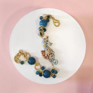 Bracciale Apatite Con Cavalluccio Marino Dal Fascino Mediterraneo