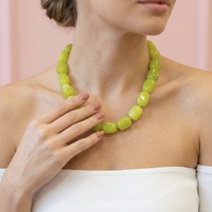 Collana Giada Candy Lime – Freschezza E Colore Da Indossare