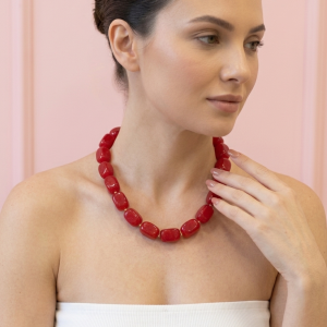 Collana Giada Candy Fragola – Colore E Dolcezza Da Indossare