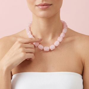 Collana Giada Candy Rosa – Delicatezza Dal Fascino Romantico