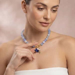 Collana Estiva in Agata Brasiliana – Gioiello Marino Artigianale